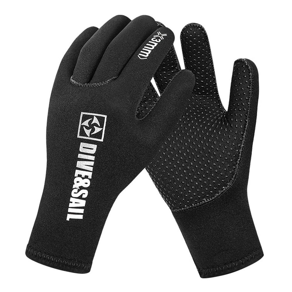 Diving |  DIVE&SAIL 3MM Diving Gloves Warm Anti-scratch UPF 50+ UV Protection Cold Anti-slip and Wear-resistant for Winter Water   Activities Diving Diving