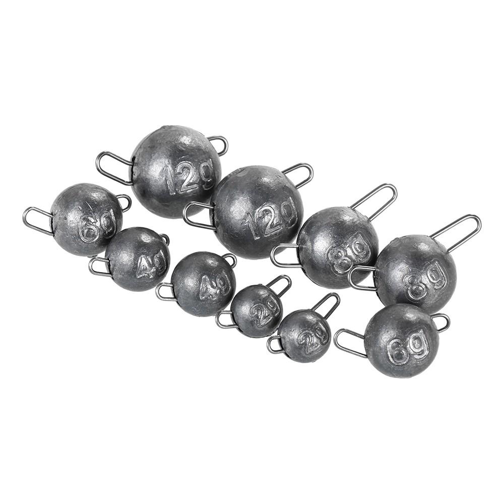 Fishing Accessories |  10PCS Bullet Weights Sinker Weight 2g/4g/6g/8g/12g Bullet Weights Terminal Tackle Fishing Tackle Jig Head Lead Sinker Fishing Fishing Accessories