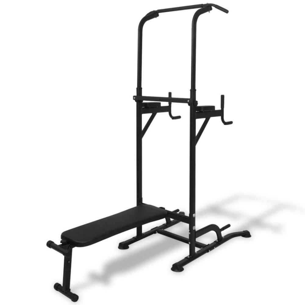 Physical Fitness |  Power Tower with Sit-up Bench Physical Fitness Physical Fitness